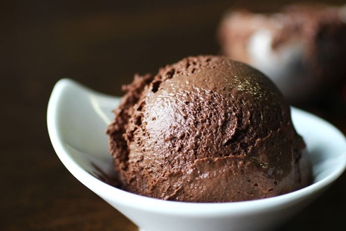 Dark Chocolate, Cocoa Nib and Sea Salt Ice Cream