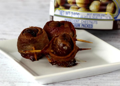 Bacon Wrapped Chestnuts