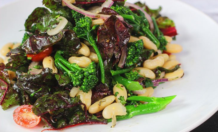 Broccolini and Cannellini Bean Salad