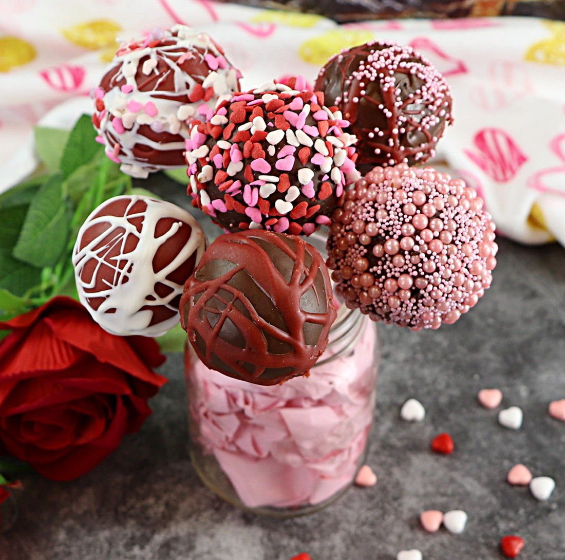 Valentines Cake Pops