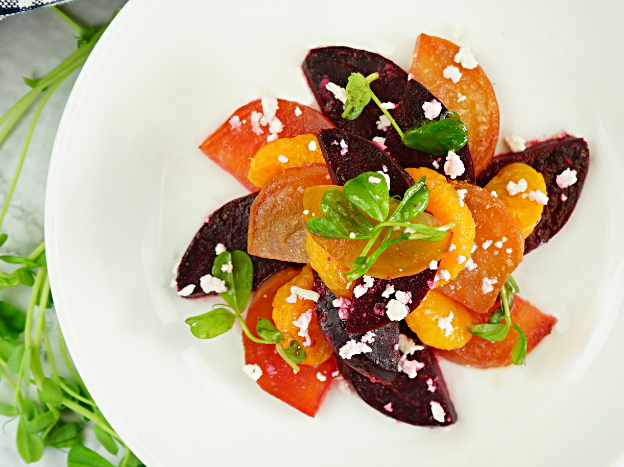 Beet Salad with Mandarin Vinaigrette