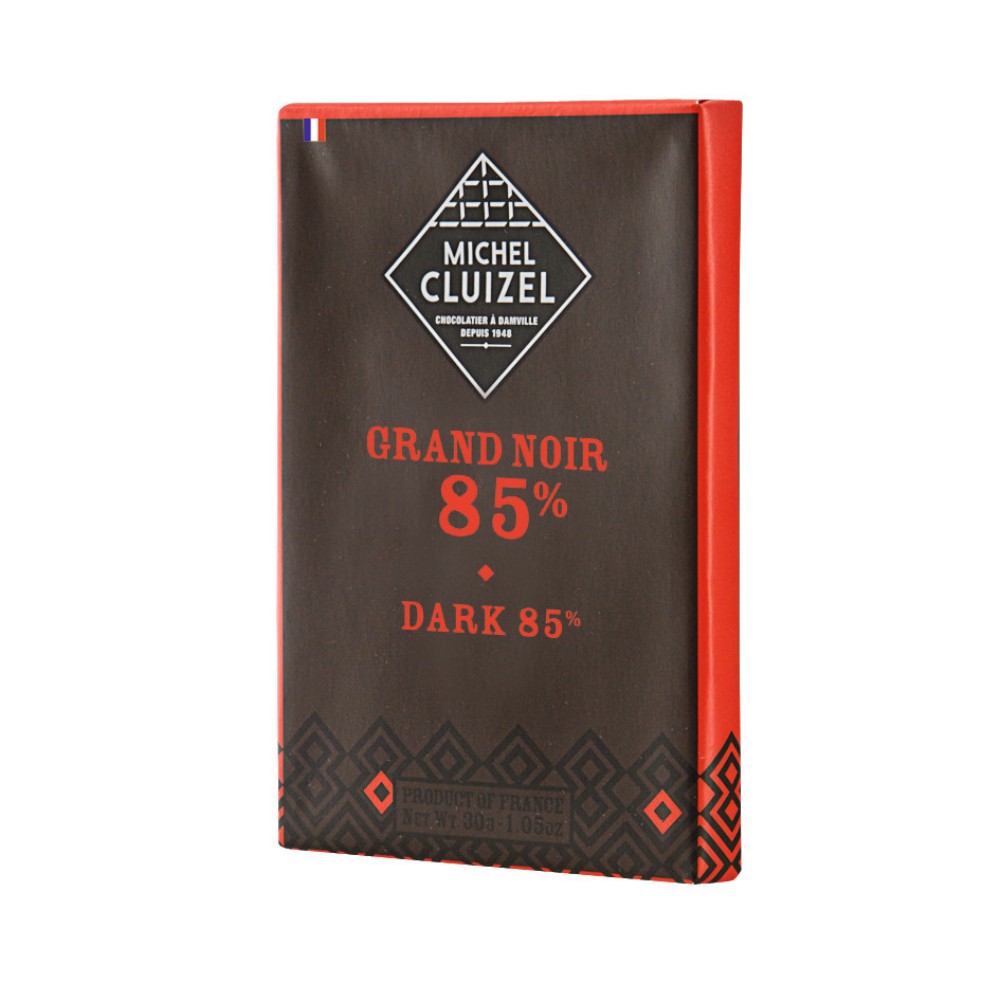 [170600] Dark Choc  85% Bar 'Grand Noir' - 30 g Michel Cluizel