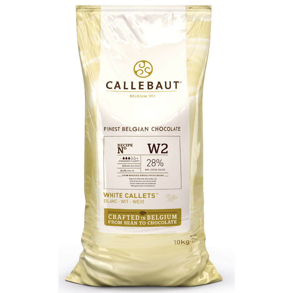 White Couverture W2 Callets 10 kg Callebaut