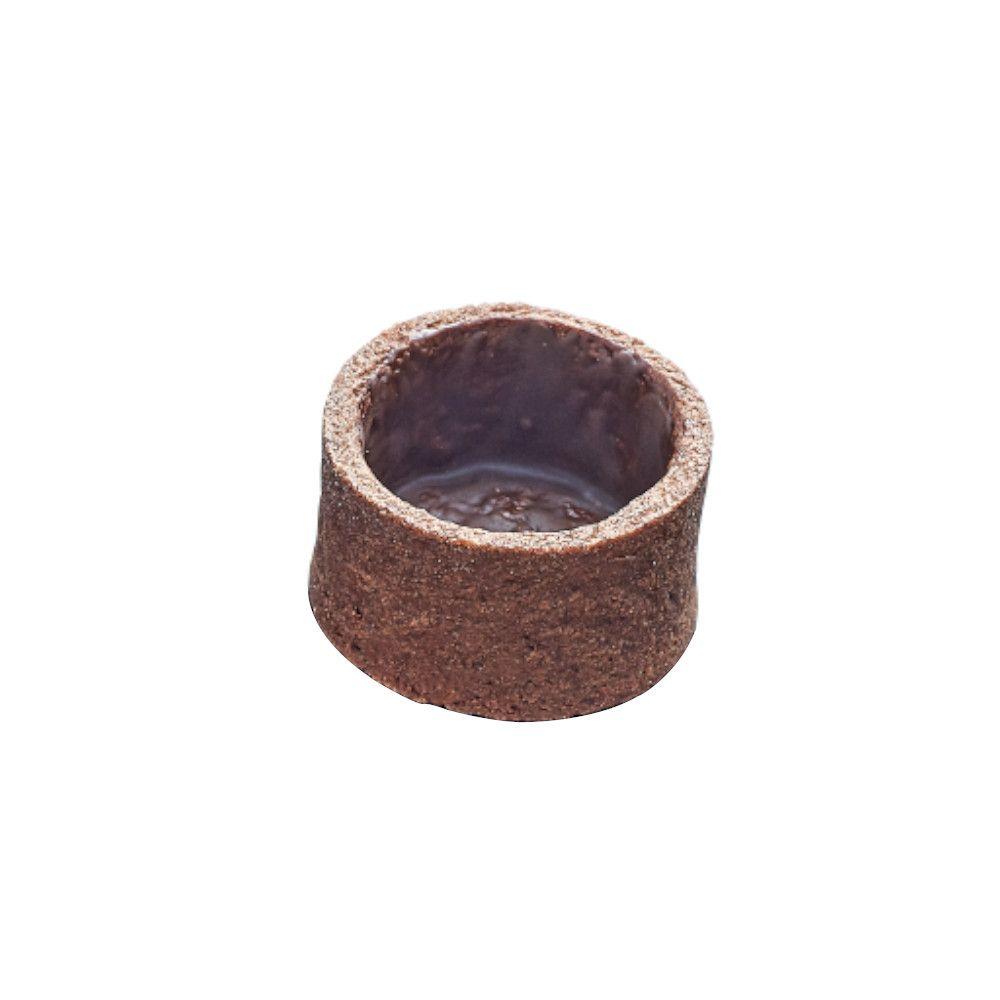 Chocolate Tart Shells Mini Round 33mm 210 pc La Rose Noire