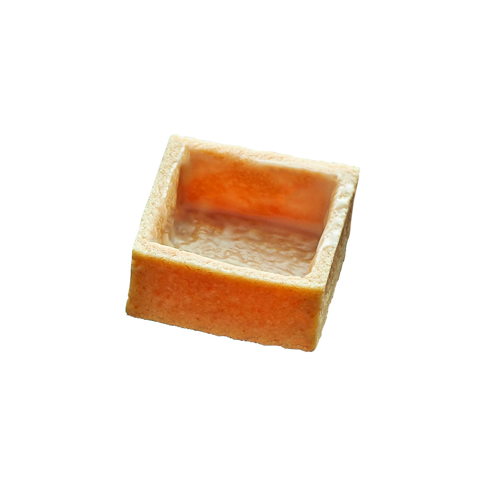 Vanilla Tart Shells Mini Square 3.3cm 216 pc La Rose Noire