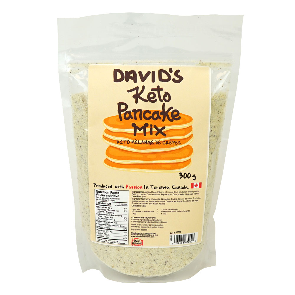 Keto Pancake Mix 300 G Davids Qualifirst
