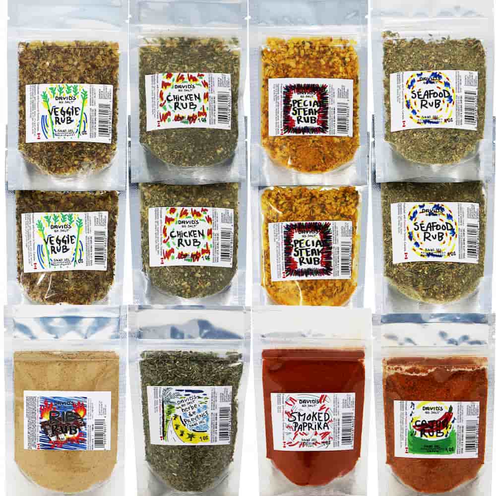 Assort Mini Spice Rub Pack 1 ct Davids