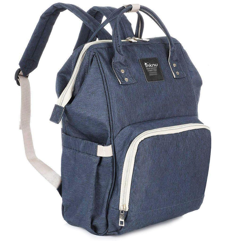 Diaper Waterproof Backpack - Blue Inknu