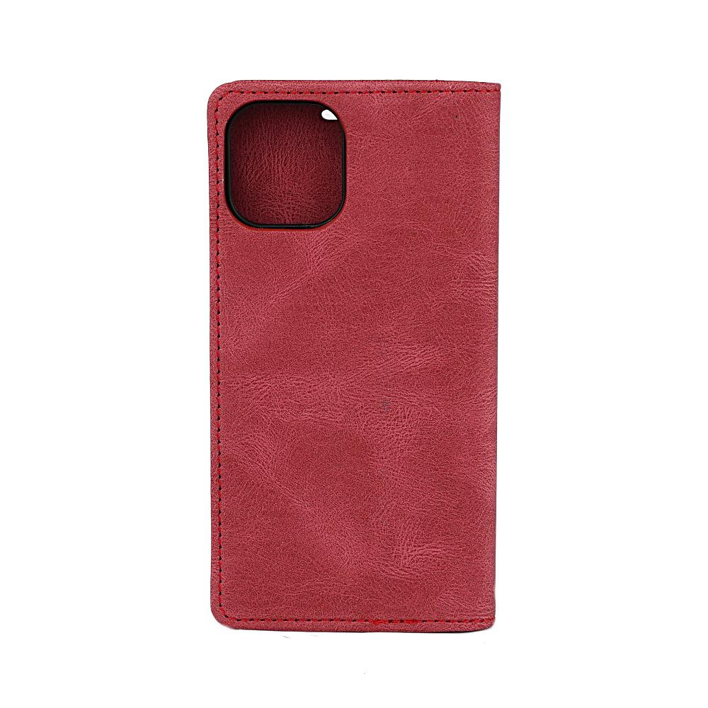 Premium Leather Iphone 12 Case Red 1 ct Cananu