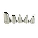 Piping Nozzles Leaves 5pc Set - 1 ct Artigee
