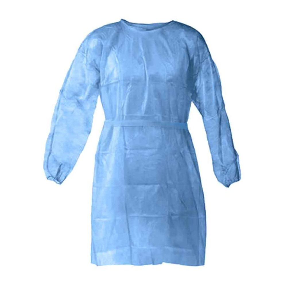 Disposable Protective Gown Blue 25 pc Artigee