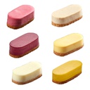 Eclairs au gâteau au fromage assortis 72 pc La Rose Noire