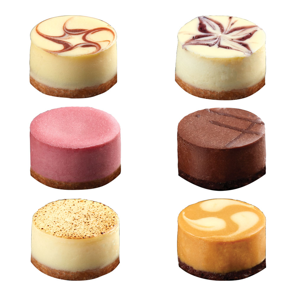 Cheesecake Petit Assorted 96 pc La Rose Noire