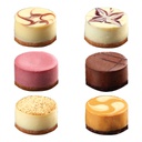 Cheesecake Petit Assorted 96 pc La Rose Noire