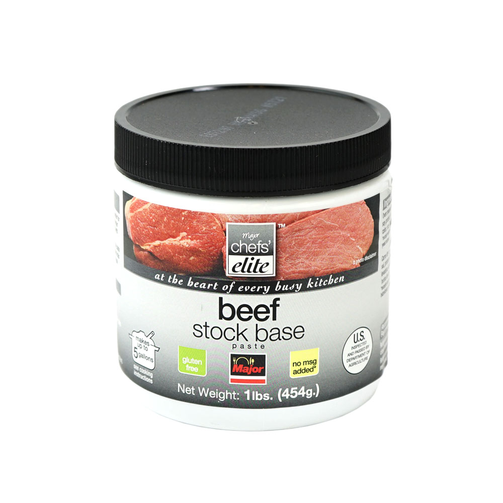 Beef Stock Base Paste Gluten Free 454 g Major