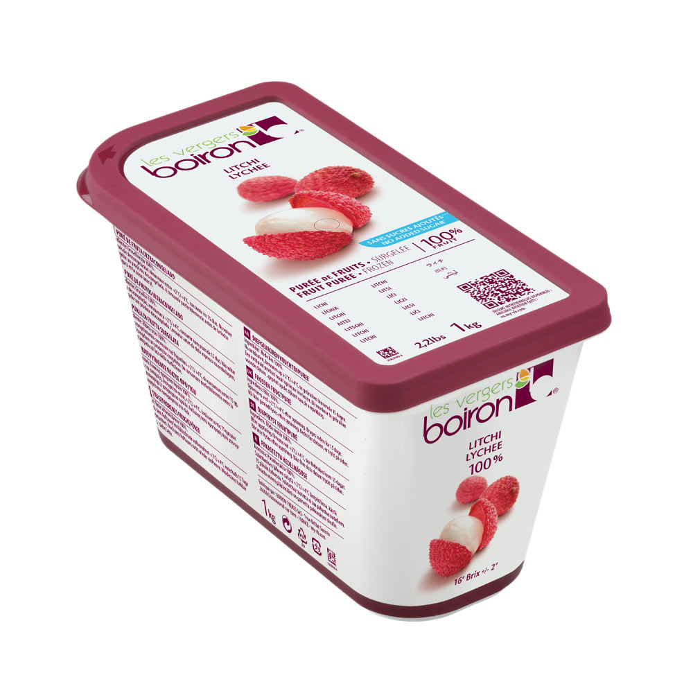 Purée de Litchi Surgelée 1 kg Boiron