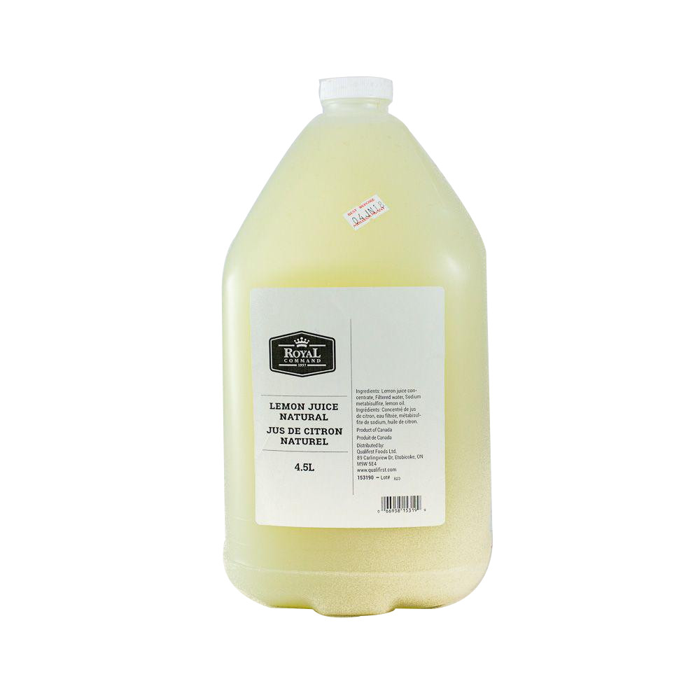 Lemon Juice Natural 4.5 L Royal Command