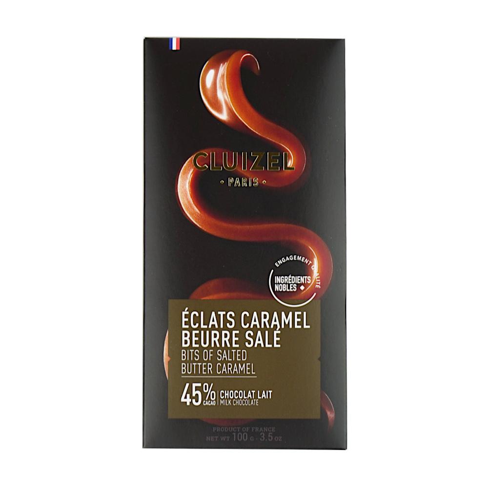 Choc. Lait 45% Caramel Beurre Salé - 100 g Michel Cluizel