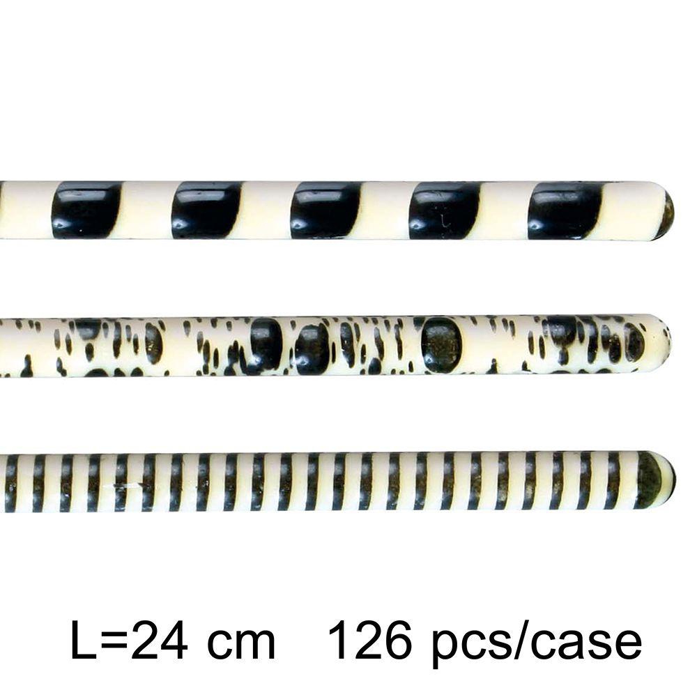 Banderillas Zébrées 126 pc Michel Cluizel