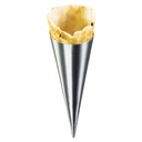 Mini Black Sesame Cones 25mm 140 pc La Rose Noire