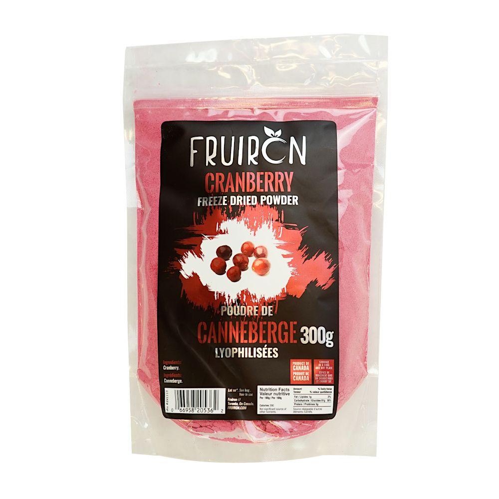 Cranberry Powder Freeze Dried 300 g Fruiron