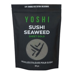 [093010] Sushi Seaweed Sheet Gold 50 pc YOSHI