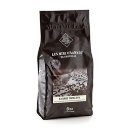 [170352] Couverture Kayambe Ivoire 36% Mini Gram - 3 kg Michel Cluizel