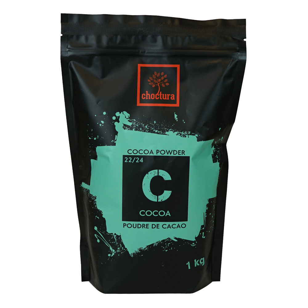 Choctura Premium Cacao Powder 22-24% Cocoa Butter Fat - 1 Kg