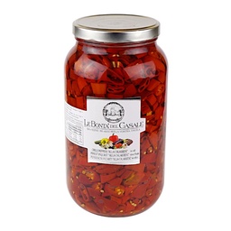 [060597] Calabrian (Calabrese) Peppers Sliced in Oil 3.1 L Dispac