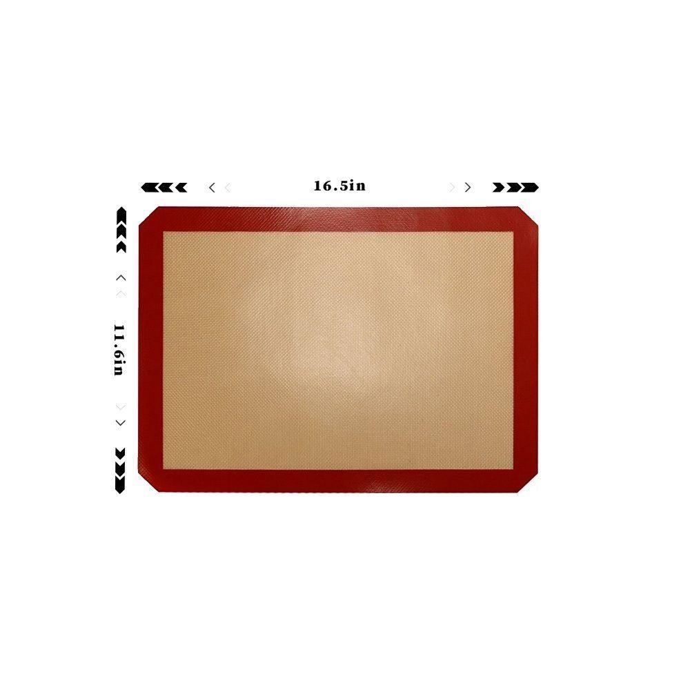 2X 3X High Quality Silicone Non-Stick Durable Reusable Baking Mats 42 x 29.5 cm 