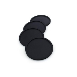 [ARTG-8035] Coaster Silicone Black 8 pc Artigee
