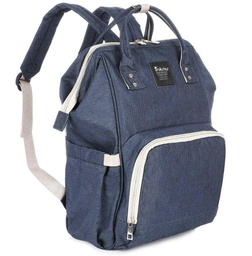 [KNU-8018] Diaper Waterproof Backpack - Blue Inknu