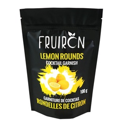 [241204] Lemon Rounds Cocktail Garnish 100 g Fruiron