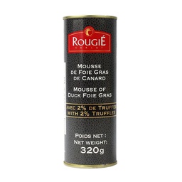 [070114] Mousse Foie Gras Canard +2% Truffe 320 g Rougie