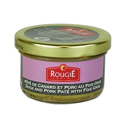 [070142] Duck &amp; Pork Paté with Foie Gras 80 g Rougie