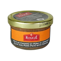 [070144] Pâté de canard à l'Orange 80 g Rougie