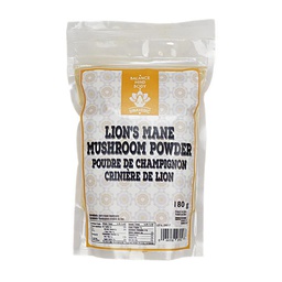 [050449] Lion's Mane Mushroom Powder 180 g Dinavedic