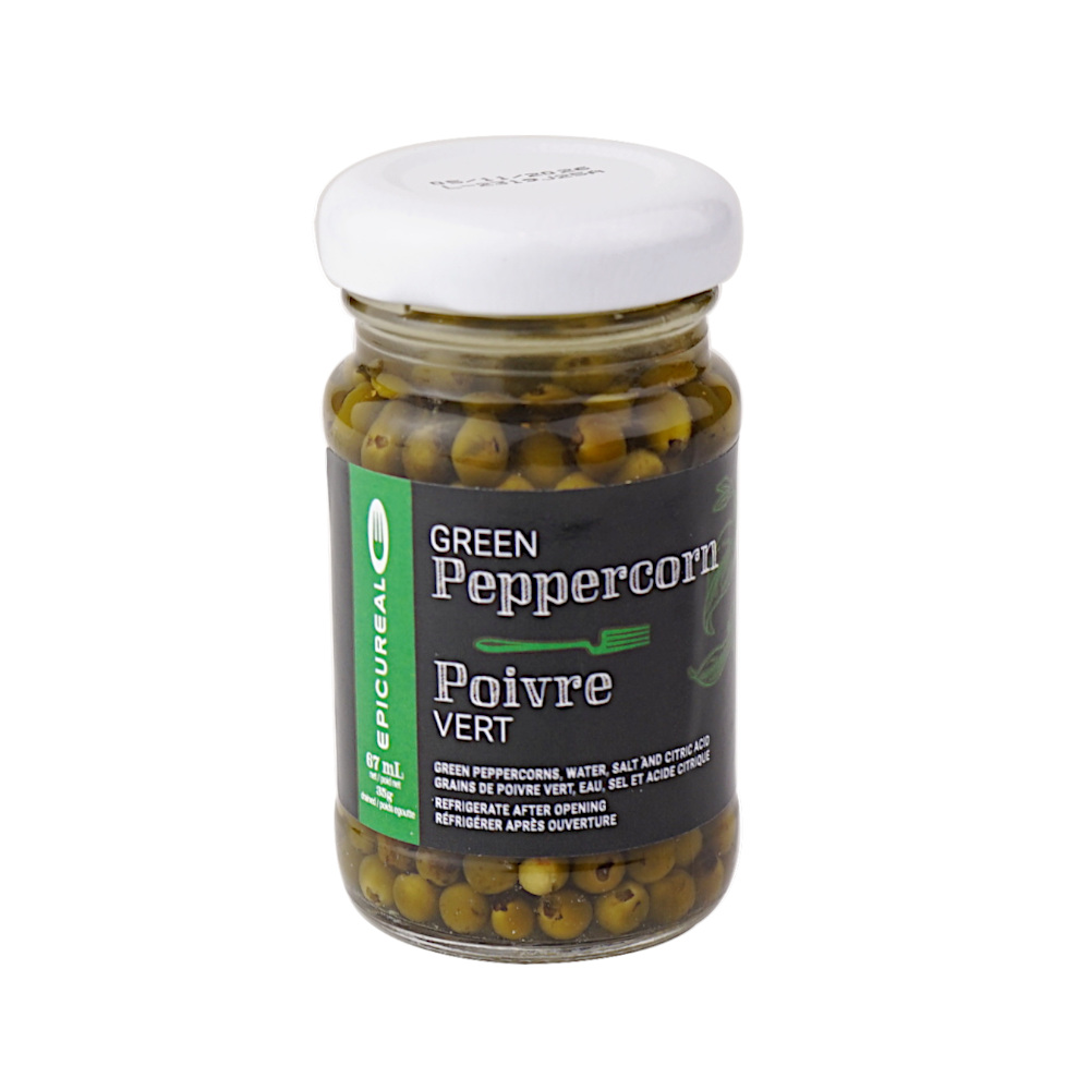 Epicureal Green Peppercorn Whole in Brine 50ml Premium Spanish green