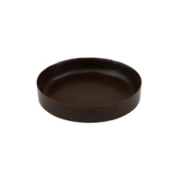 [176005] Chocolate Shell 69% Single Origin Slim Medium Round 55mm 180 pc La Rose Noire