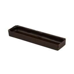 [176014] Rectangle moyen Coquille de chocolat Single Origin 89mm 270 pc La Rose Noire