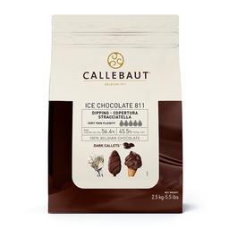 [173055] Dark Ice Chocolate Callets - 2.5 kg Callebaut