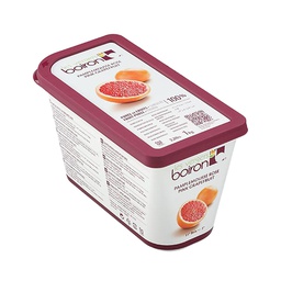 [152833] Pink Grapefruit Puree 100% Pure Frozen 1 kg Boiron
