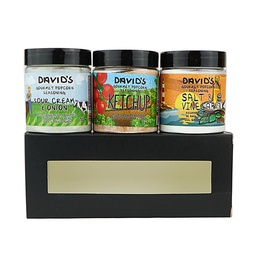 [187401] Classic Popcorn Seasoning Assorted 3pc 1 ct Davids