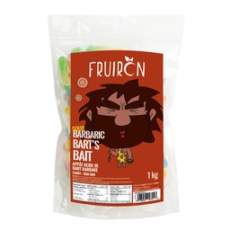 [259010] Sour Barbaric Bart's Bait (Gummy Worms) 1 kg Fruiron