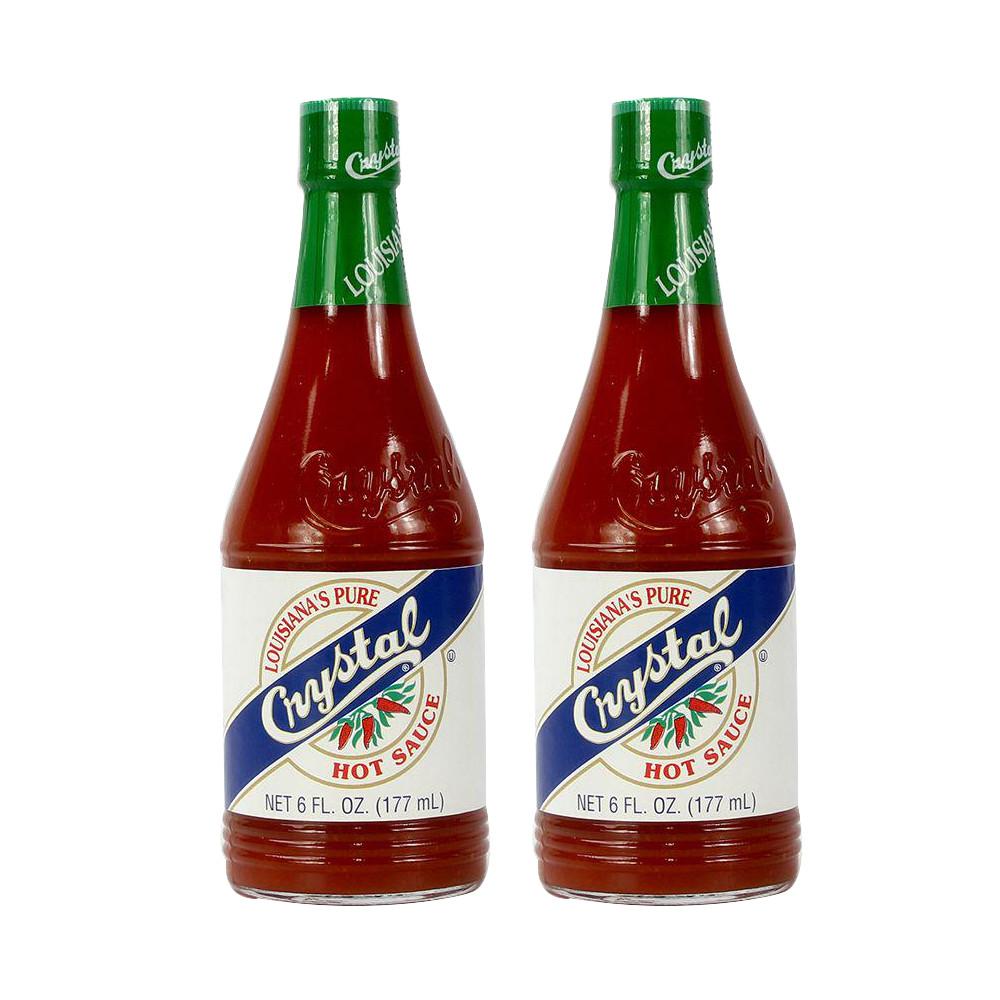 Hot Sauce (Louisiana's) 6oz 2 pc Crystal Qualifirst