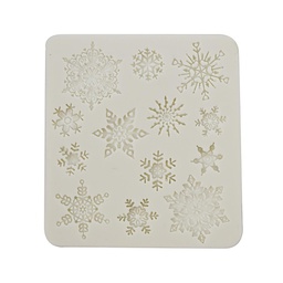 [ARTG-9203] Silicone Mold Snowflakes 13 Cavity 1 ct Artigee