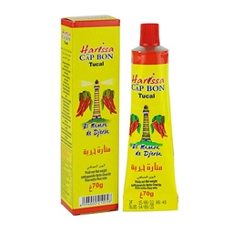 [105111] Harissa Hot Sauce in Tube 70 g Cap Bon