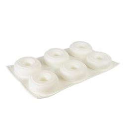 [ARTG-9341] Silicone Mousse Mold Donut 6 Cavity 1 ct Artigee
