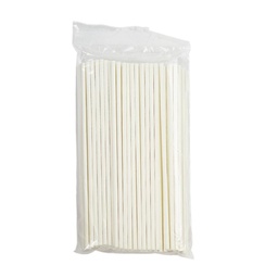 [ARTG-8713] Paper Lollipop Sticks White 3.5x150mm 100pcs Artigee