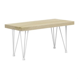 [VIN9045A-W] Vinny Wood Coffee Table - Light Stained Wudern